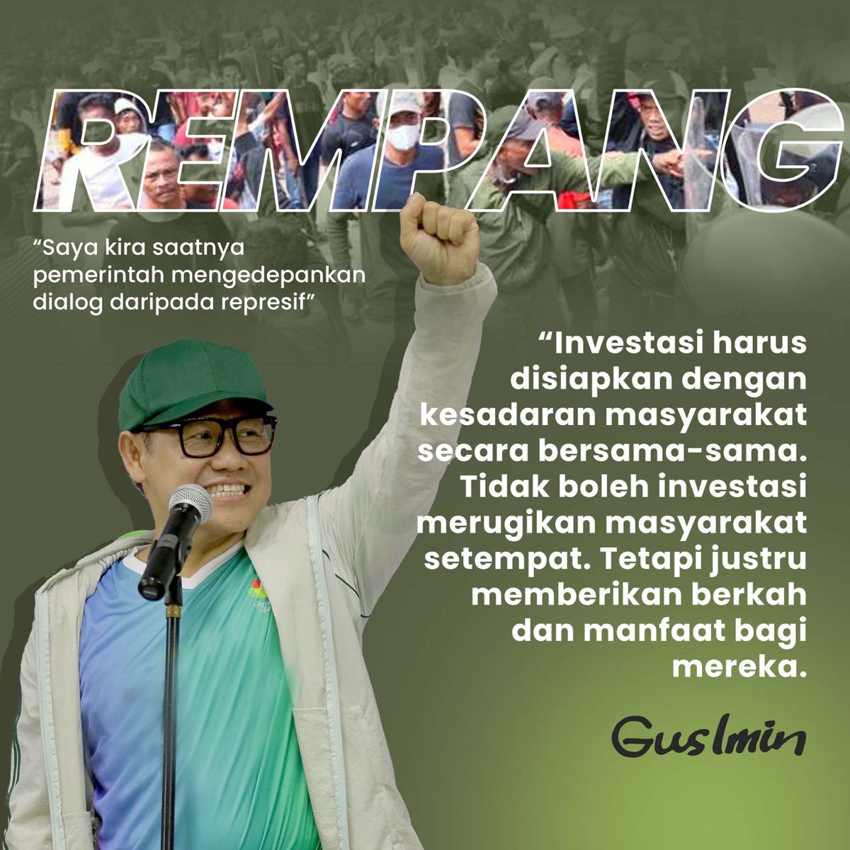 thoha_r's tweet photo. Pemimpin Adil, Jujur, Terbuka, Berwawasan Luas
#GusIminProKeadilan
#AniesMuhaimin2024
@cakimiNOW
@DPP_PKB https://t.co/T2zTdmtXDM