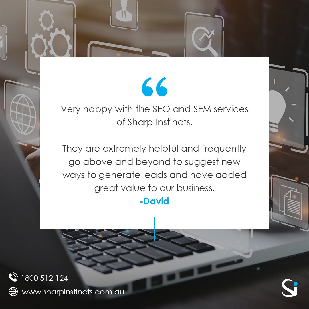 Sharp_Instincts's tweet image. If there is one thing we’re known for its being ahead of the game! For expert SEO knowledge on upcoming trends and constant testing to ensure we generate quality leads for your business, partner with Sharp Instincts today!
.
If you’ve partnered with us for your digital market ...