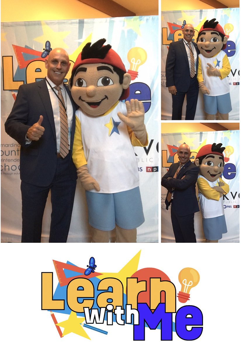SBCSDjwalker's tweet photo. Hanging with Eddie at the “Learn with Me” premiere @VictoriaGardens.  Airs October 6 on #KVCR @SBCSSEarlyEdDev @sbcountysheriff https://t.co/tp6PN6GWC5