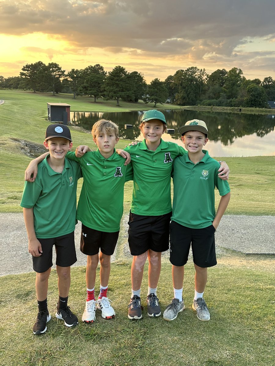 AMS Golf!  Today was a first as we played at Spring Lakes. Wasn’t our best day but was a great day for golf.  We had some good moments with a great experience! Go Tigers!!