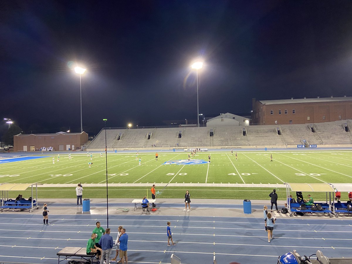 Johnny Bright Field at ⁦⁦<a href="/DrakeUniversity/">Drake University</a>⁩ resplendent on the first night of fall for ⁦<a href="/DrakeWSoccer/">Drake Women's Soccer</a>⁩
