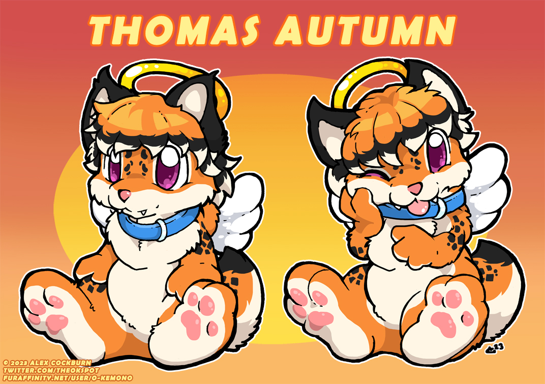 TheOKSpot's tweet image. Two PNG avatars I&apos;ve drawn during stream today for @Adolpha_art and @ThomasDAutumn