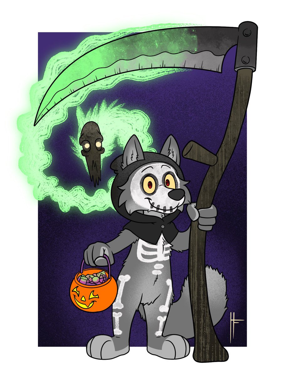 「Trick or treat! 」|HearthFox🪶 ΘΔのイラスト