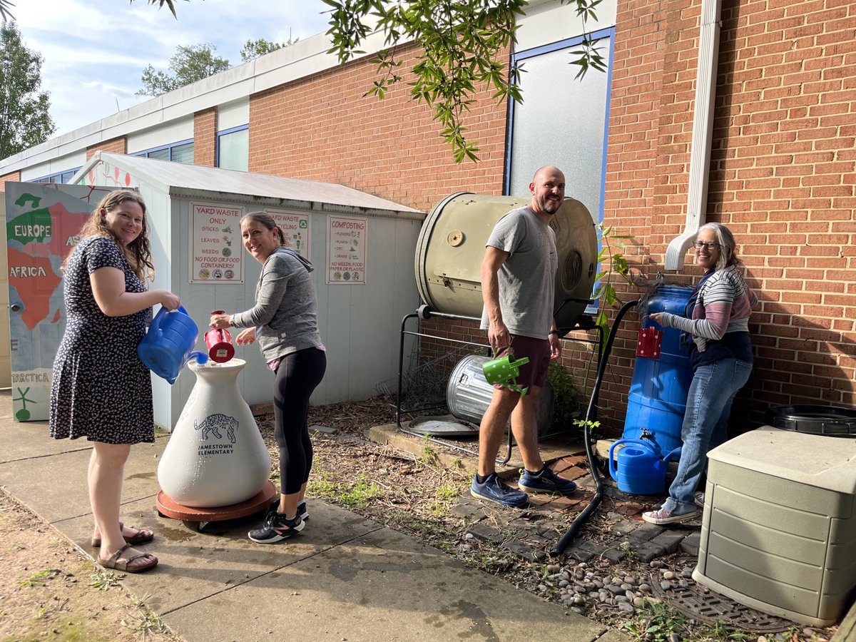 The Outdoor Education teacher committee <a href="/JamestownAPS/">Jamestown Elementary</a> used our rain barrel to sustainably refill our <a href="/LettuceGrowtfp/">LettuceGrow</a> hydroponics system #APSGreen @APSscience <a href="/APS_Sustainable/">APS Sustainability</a>