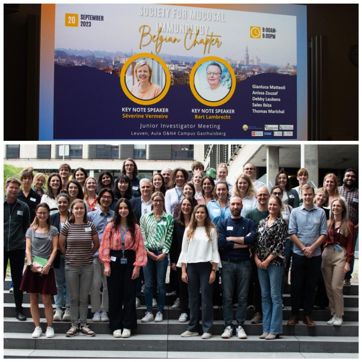 Gianluca Matteoli (@gmatteoli1978) on Twitter photo The 1st Society for Mucosal Immunology Belgian Chapter Junior Investigator Meeting <a href="/socmucimm/">Society for Mucosal Immunology</a> heald at <a href="/KU_Leuven/">KU Leuven</a> was a great success! Thanks to the keynote speakers <a href="/SeverineVermei1/">Severine Vermeire</a> <a href="/bart_lambrecht/">bart lambrecht</a> and to all the junior speakers and attendees! The 1st Society for Mucosal Immunology Belgian Chapter Junior Investigator Meeting <a href="/socmucimm/">Society for Mucosal Immunology</a> heald at <a href="/KU_Leuven/">KU Leuven</a> was a great success! Thanks to the keynote speakers <a href="/SeverineVermei1/">Severine Vermeire</a> <a href="/bart_lambrecht/">bart lambrecht</a> and to all the junior speakers and attendees!
