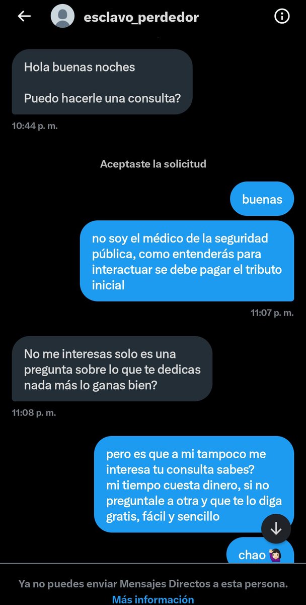 FindomSanta's tweet photo. @EsclavoPerdedor Para que vean la mierda misogina que eres y lo que te gusta llorar, es normal que ni una Diosa te haga caso 😂 https://t.co/aZyvcbz205
