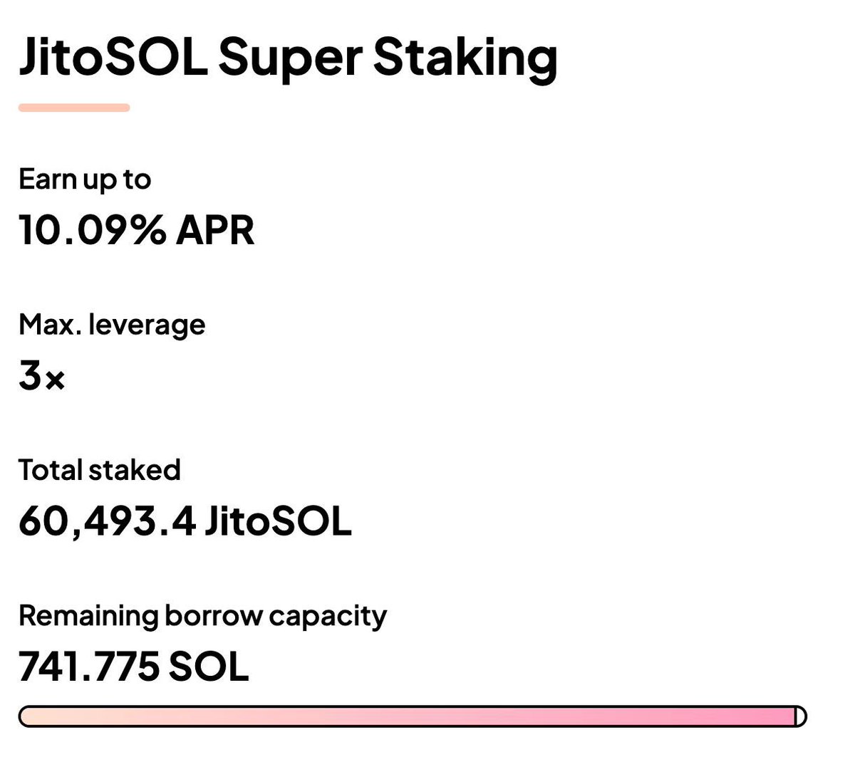60k+ JitoSOL already and CLIMBING 📈

Can we get some more capacity going?