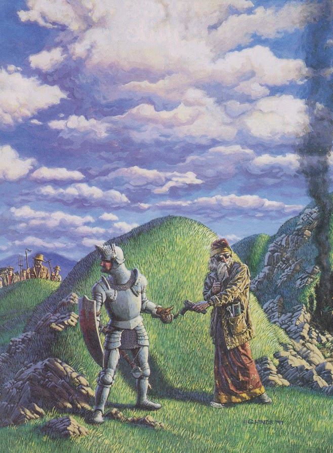mike_boreas's tweet image. Gamma World, Gareth Hinds. 1991.