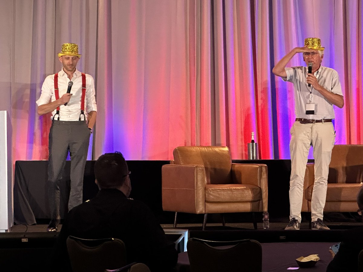 PE game show?  Yes, PE game show!!!  Hosts <a href="/Erik_Klok_MD/">Erik Klok</a> and Menno Huismann putting on an entertaining show #PERT2023 <a href="/PERTConsortium/">The PERT Consortium®</a>