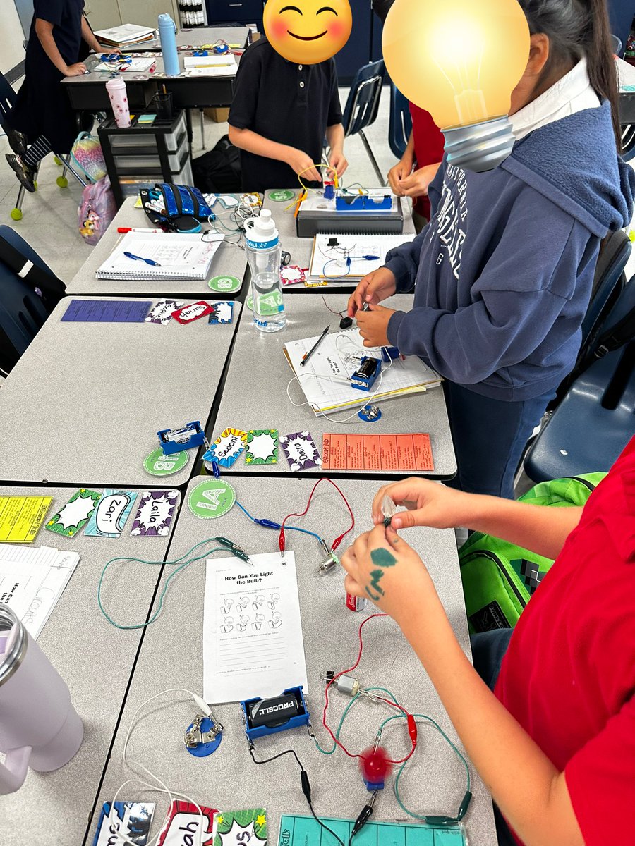 Williams_Chiles's tweet photo. Today we couldnt “RESIST” having a “SHOCKING” fun time building circuits as we learn about Electrical Energy and circuits ⚡️🔋💡
@HCPSElemScience @HillsboroughSch @WeAreHAEST #ChilesElem  #sciencerocks #5thgradeisthebest #electricity https://t.co/Ew80reT0lt