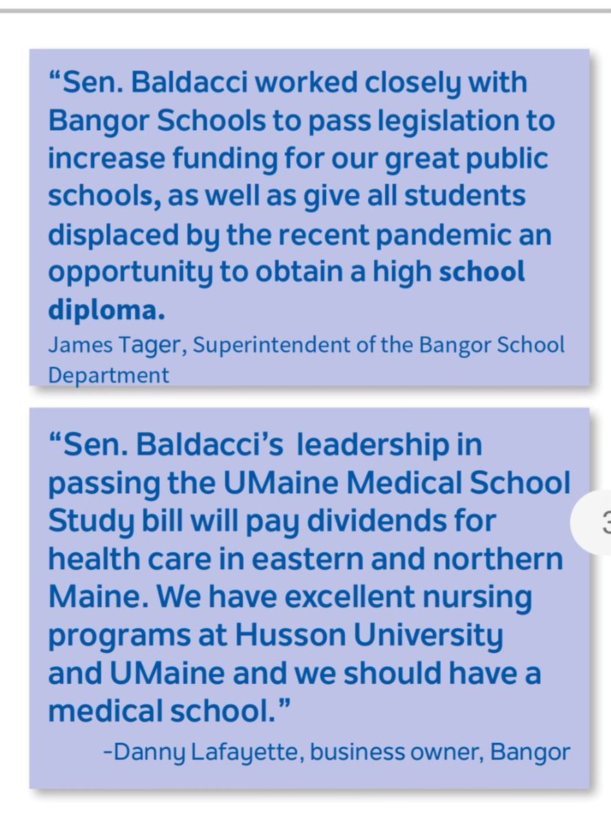 My highest priority in Augusta is to deliver for the people who kindly sent me there: the residents of Bangor and Hermon. 

#mepolitics 
#bangorhometownusa 
#Hermon
#heybangor 
#bangorproud 
#hermon 
#hermonstrong