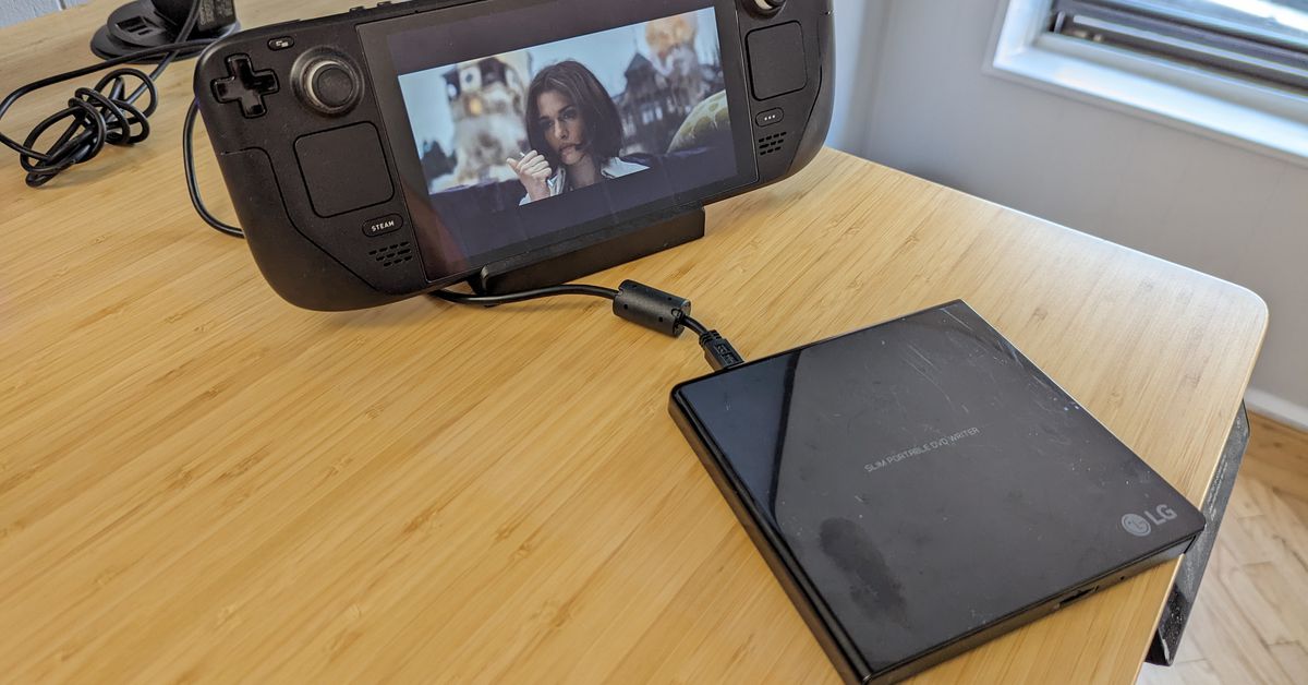 Oops, the Steam Deck is my only DVD player trib.al/NjAsWpi