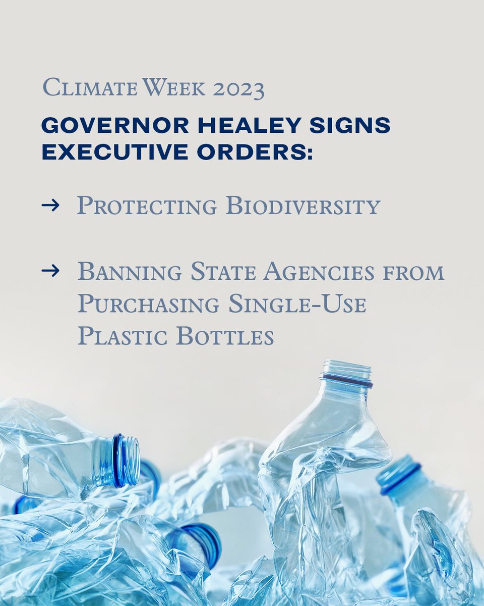 From our forests to the coast, Massachusetts is full of natural wonders. They’re central to our identity as a state and keep our communities cleaner and healthier by design. 

This #ClimateWeek, I took executive action to protect our precious natural resources.