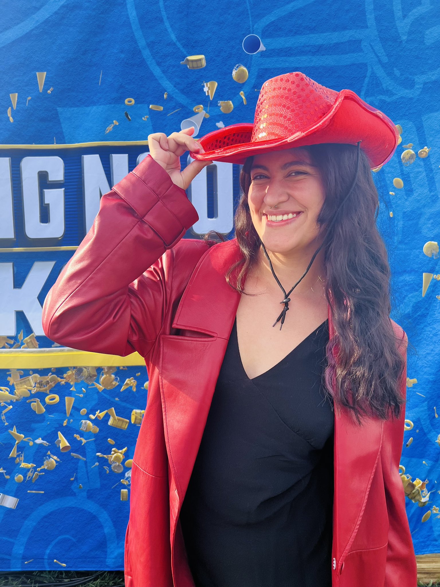 Big Noon Kickoff on X OFFICIAL GIVEAWAY First 500 fans at the Pregame Party this Saturday will receive this exclusive GoBEARCATS LED cowboy hat https t eHfzQaxwEU X