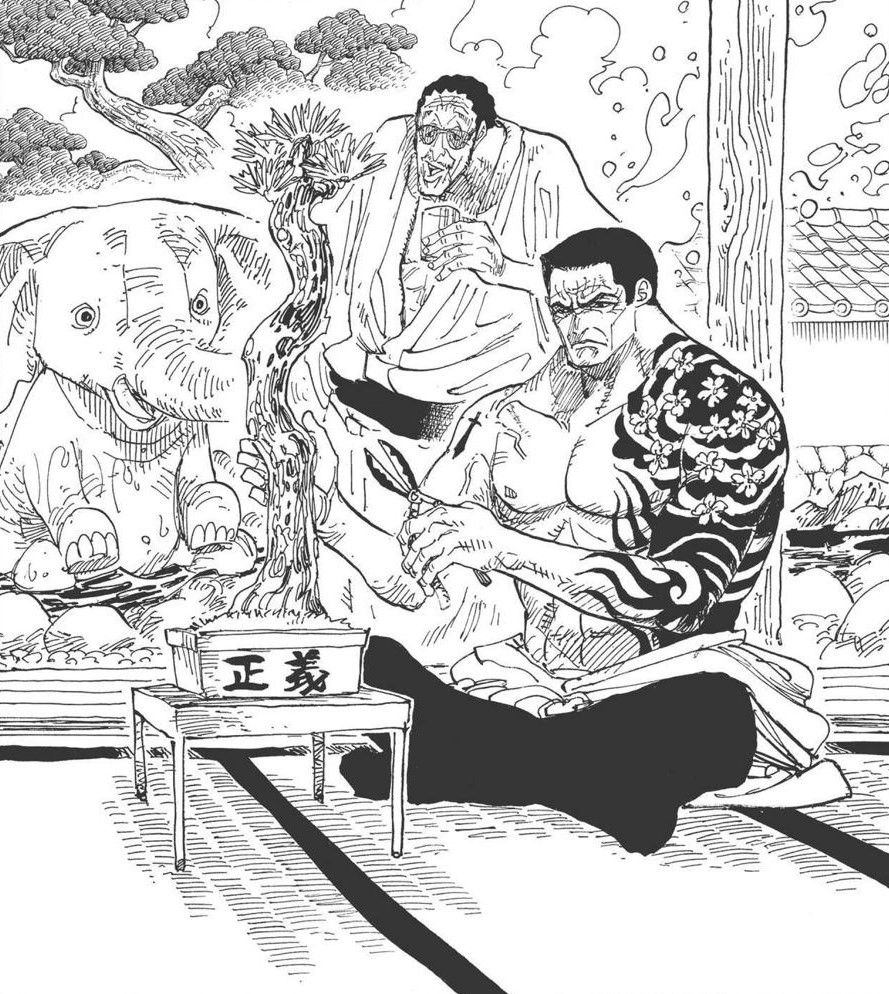 Kizaru and Akainu