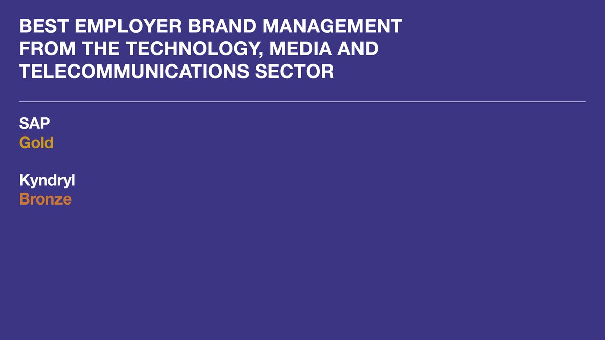 Employer Brand Management Awards tweet media