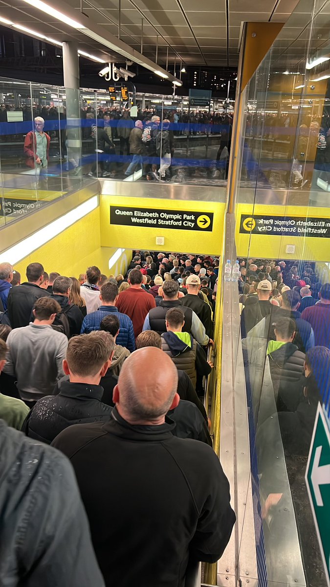 .<a href="/greateranglia/">Greater Anglia</a> <a href="/networkrail/">Network Rail</a> changing the platforms with literally 1 minute notice after a game is seriously dangerous you total idiots.