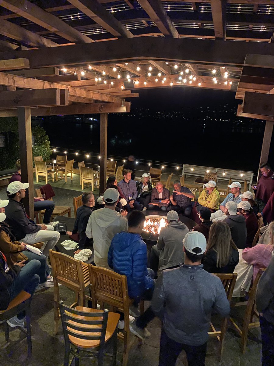 Amazing first day at 48Hrs! A Fellows-only bike ride across Golden Gate Bridge, then dinner and a fireside chat about building category-defining companies in Canada. 

It’s incredible to watch the relationships developing between these ambitious founders! #C100Fellows