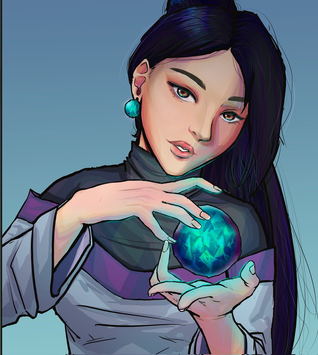 Unakyar0's tweet photo. Deadlock &amp; Sage 
#Valorant #Valorantfanart #Sage #Deadlock #fanart #art #draw #RiotGames #Valorantart https://t.co/9AYLlyp01v