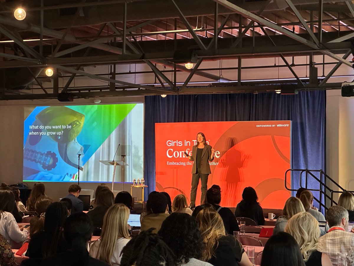 Today was an amazing day @GirlsinTech #GITCON23 conference in Nashville presenting to a jam-packed room of women taking time to invest in their careers. It was a joy to pass on the wisdom shared with me years ago – take zigs and zags in your career and never stop learning.