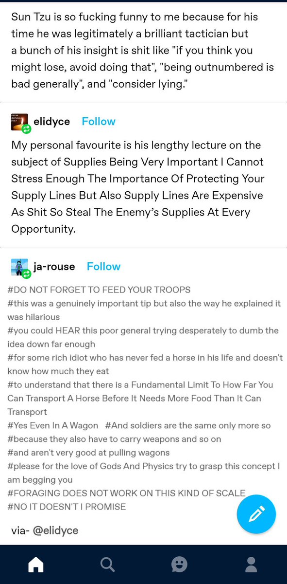 @AnneNotation Same vibes from Sun Tzu and The Art of War.