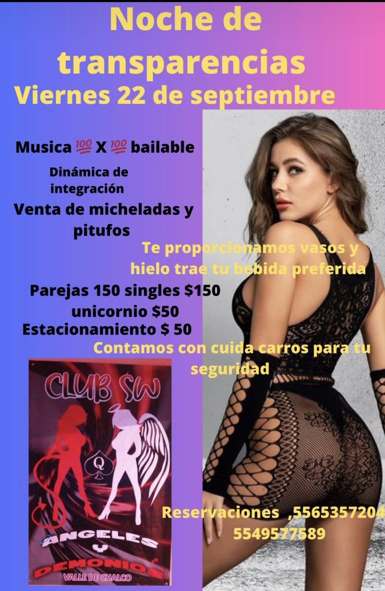 CLUB SWINGER ANGELS & DEMONS VALLE DE CHALCO tweet media