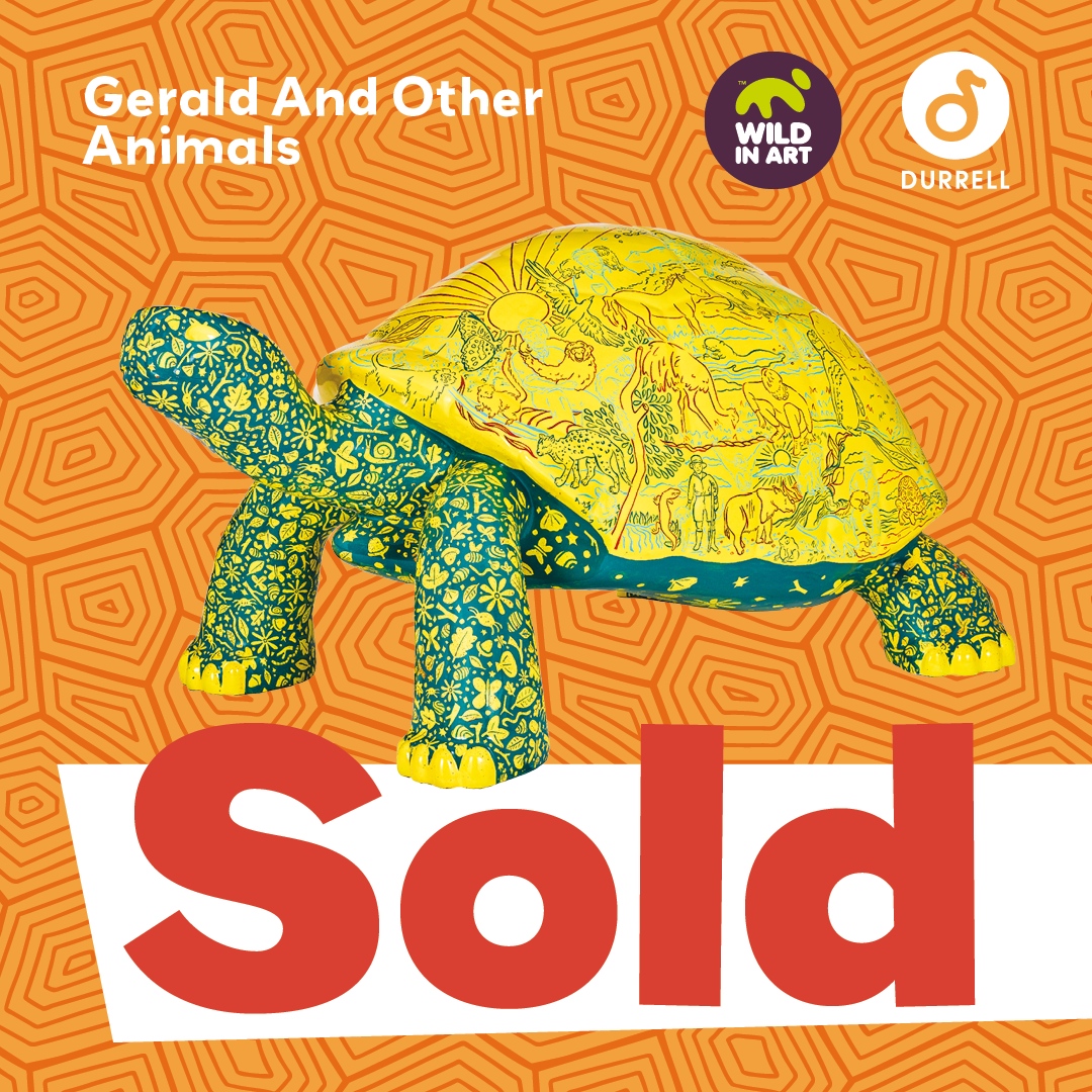 ⭐️ SOLD for £15,000! ⭐️  

🐢 ‘Gerald And Other Animals’ by Annabel Hitchmough 

👉 tortoise.durrell.org/the-tortoises/…