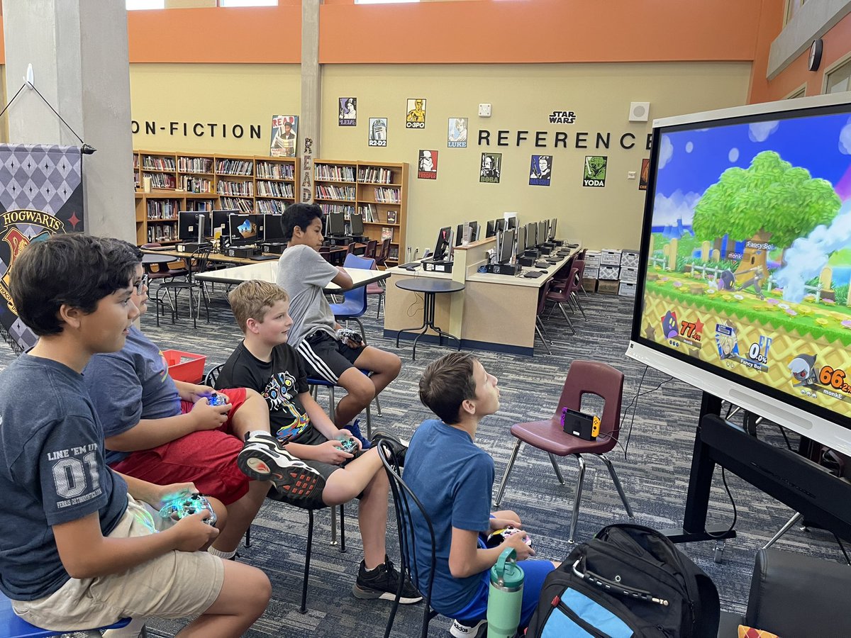 BMSS_LIB's tweet image. BMSS eSports practice was a Super Smash! @BoerneISD @BoerneMSSouth