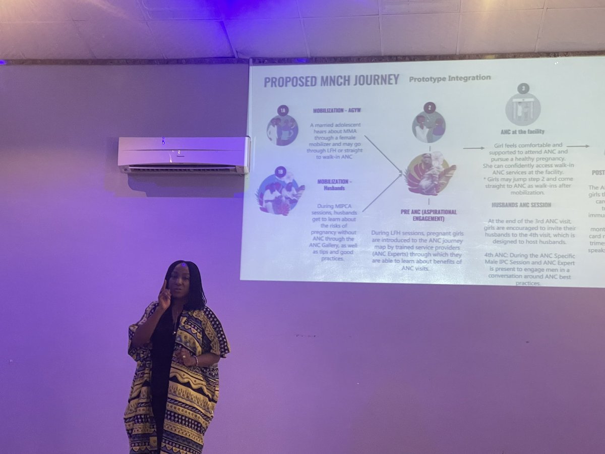 A360nigeria responds to girl's life goals as they define it, for many girls, this goal includes motherhood.

@A360Nig is piloting layering Maternal and neonatal child health programing on the ASRH focused MMA program in other to support married adolescent girls knowledge &amp; agency