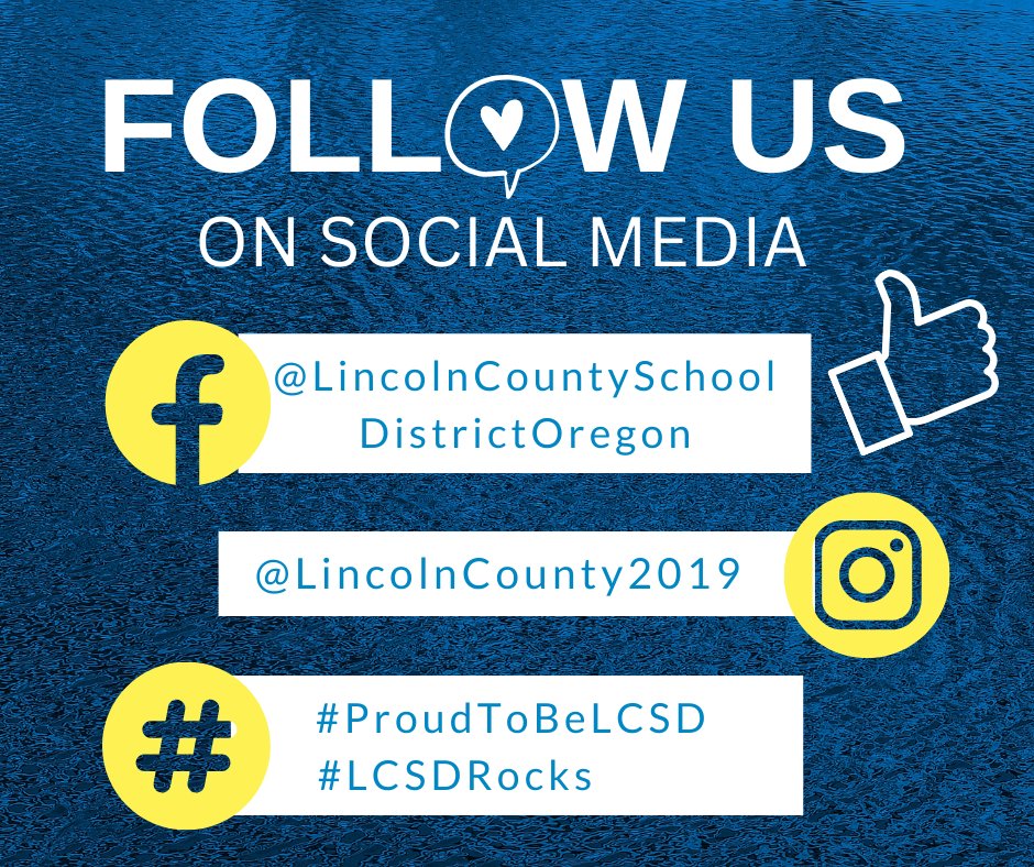 LCSD_Oregon's tweet image. We are currently not active on this channel, but you can check out the awesome stories that celebrate our students and staff on Facebook and Instagram. Jump on over and follow us!

👍facebook.com/lincolncountys…
📷 instagram.com/LincolnCounty2…