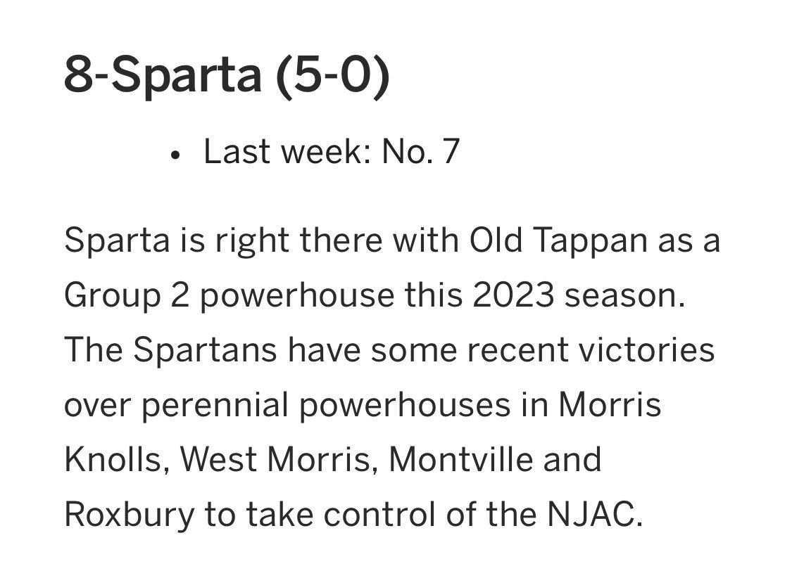 Sparta holds firm in the top 10 😎
⁦<a href="/haleymaher15/">Haley Maher</a>⁩ ⁦<a href="/PaytonSimpsonVB/">Payton Simpson</a>⁩ ⁦<a href="/Kaitlynvb_2025/">Kaitlyn Peterson</a>⁩