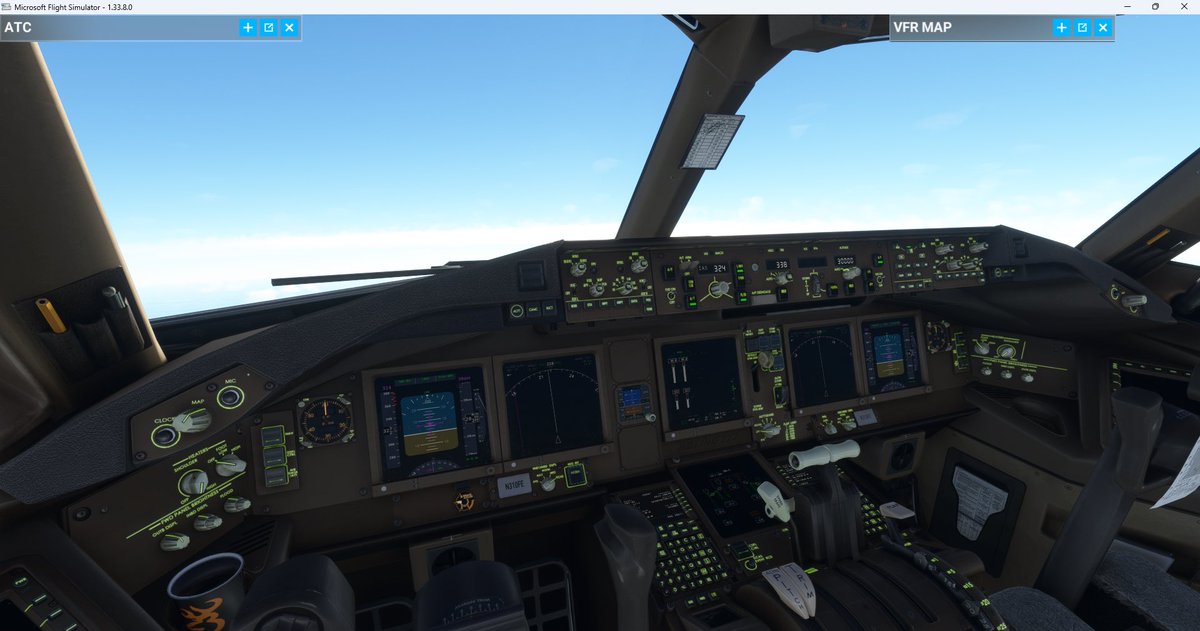 L_I_AM_85's tweet image. My inaugural flight on the #pc 👍🏻 #KMEM to #KIAH as #FedEx 4215 on #Boeing777 ✈️🛫🛬 #MSFS2020 #flightsim