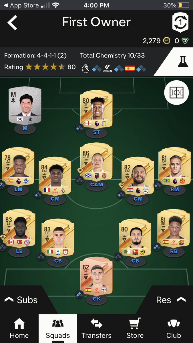 ZIPYTube's tweet photo. Day 1/???✅

How’s the team looking👀
 (only gk i own) https://t.co/vtrSI3UCPy