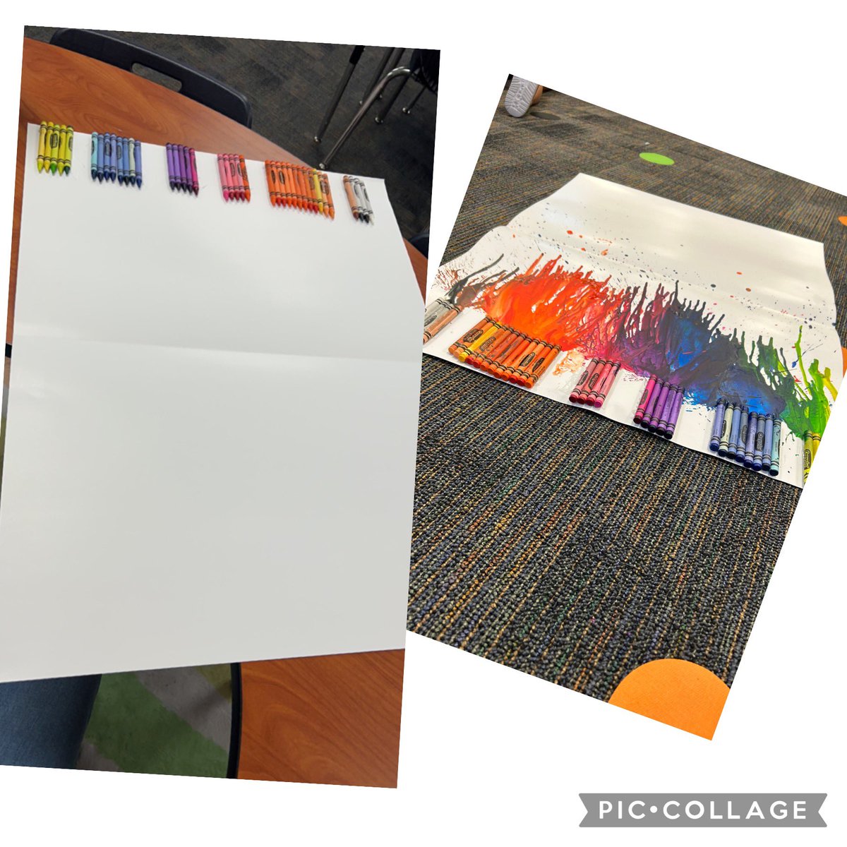 missbrowder1's tweet photo. Changes from heat - a solid to a liquid lab! #LXE #chooselp #LPlegacy #science #secondgrade https://t.co/EigrYuME7G