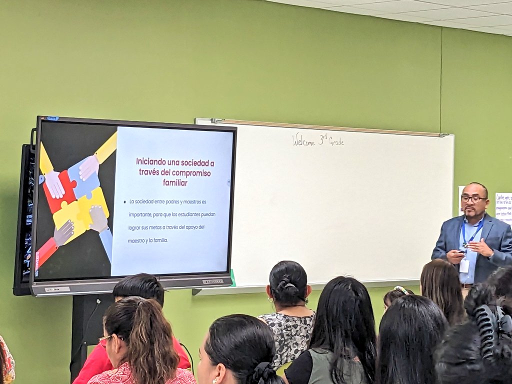 emytomita's tweet photo. Kuddos to @JohnsonES_AISD for informing parents about the assessments in 3rd grade #STAAR #UnitAssessments #mCLASS in the BOY. While parents are in the meeting, other teachers take care of the kids. #TeamWork result is #1Red #parentinvolvement @Amplify  @RenLearnUS https://t.co/f55m0SZ7Lp