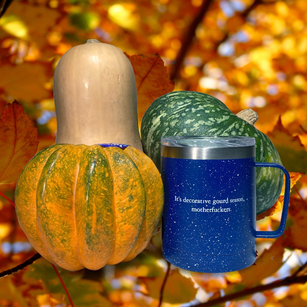 mcsweeneys's tweet photo. Today is the last day of summer. Tomorrow is the first day of fall. Today it is time to stand up and say plainly and clearly: It's decorative gourd season, motherfuckers.

https://t.co/VB3dcgJZIP https://t.co/HpUz09hq17