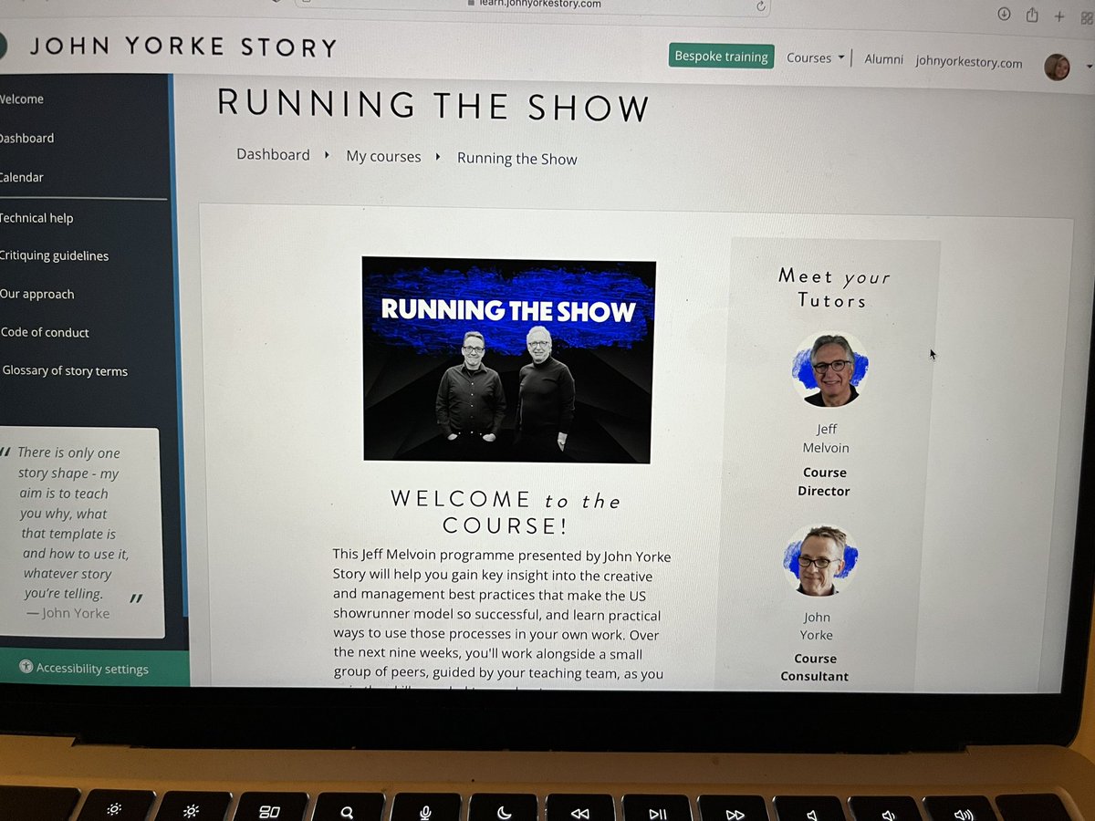 <a href="/mannion_anna/">Anna Mannion</a> completed week 1 of 9 today on the <a href="/jyintothewoods/">John Yorke Story</a> showrunner programme - which is led by the massively talented #jeffmelvoin . A big thank you to <a href="/ScreenIreland/">Screen Ireland</a> for the bursary support. #showrunnertraining #irishproducer #screenwriting #filmwestofireland