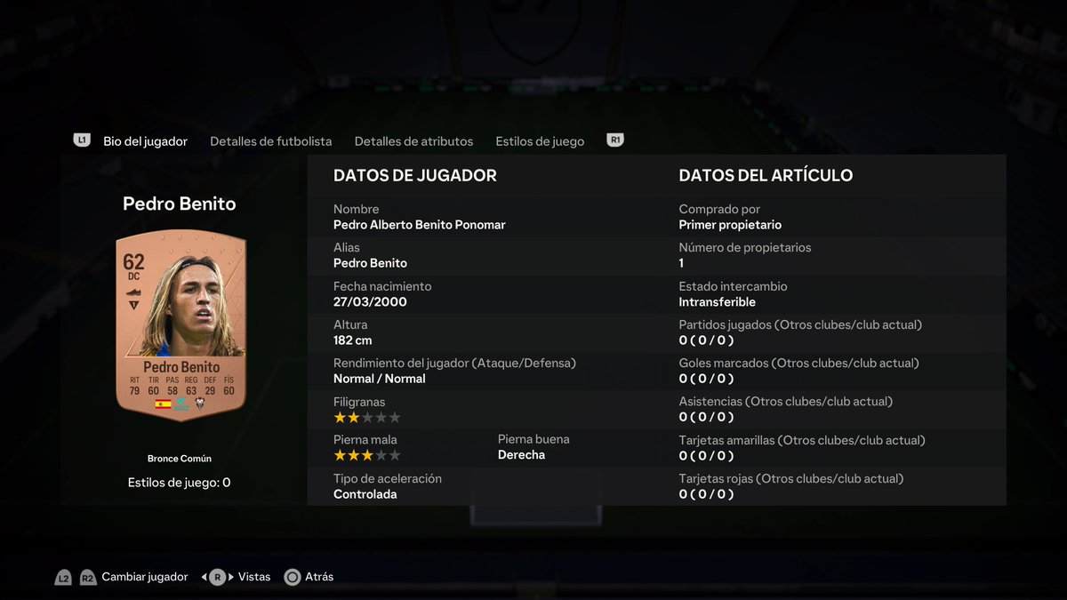 Me sale Pedro Benito, ya me he pasado el juego gg #EASPORTSFC24