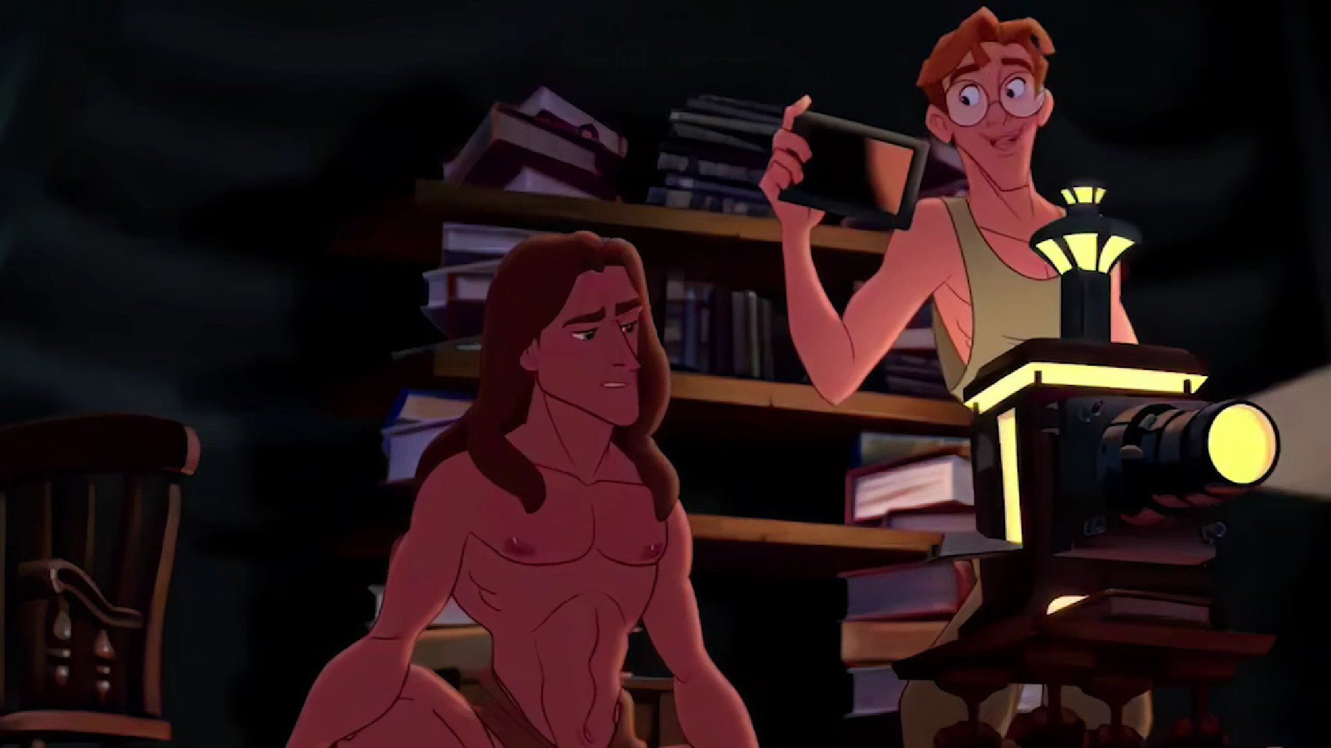 Kitty-catfox on X: @DisneyAPromos Milo and Tarzan t.coJP80zgvVKl   X