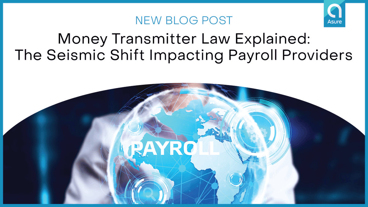 Asure_Software's tweet image. Money transmitter laws are changing, and the impact on payroll services is seismic! The Model Money Transmission Modernization Act (MMTMA) is reshaping the game for payroll providers. Check out @Asure_Software's blog to learn more: hubs.la/Q023241Y0

#Asure #MTMA #MMTMA