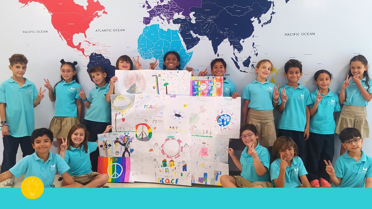 METSchoolPanama's tweet image. Celebrating International Day of Peace! #METStudents have put their creativity to work with amazing posters, dedicated to this year's theme: "Actions for Peace: Our Ambition for the #GlobalGoals."
Tell us, what brings calm to your life?👇
#METSchoolPanama #PeaceDay