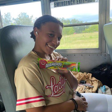 Player of the game tonight, after pitching a great game, sophomore, Amaya Tucker 
#onebuc #BucUp 🥎❤️