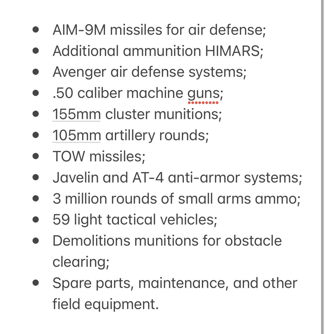 [情報] 美國加碼軍援烏克蘭3.25億美元