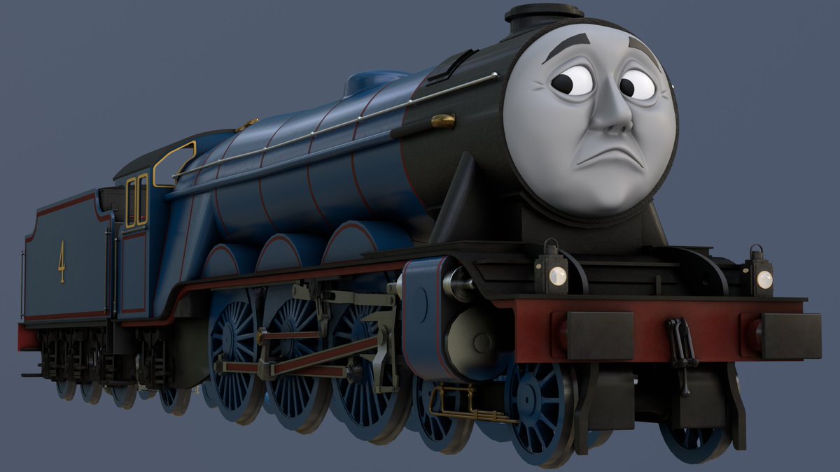Explosivepug12's tweet photo. Well, today it's officially been one year since I started 3D modeling, so to celebrate I remade the first ever model I had ever made! An RWS Gordon, it really is fantastic to see how much I've improved over a year and I can't wait to improve more! https://t.co/k9zaFjTf2P