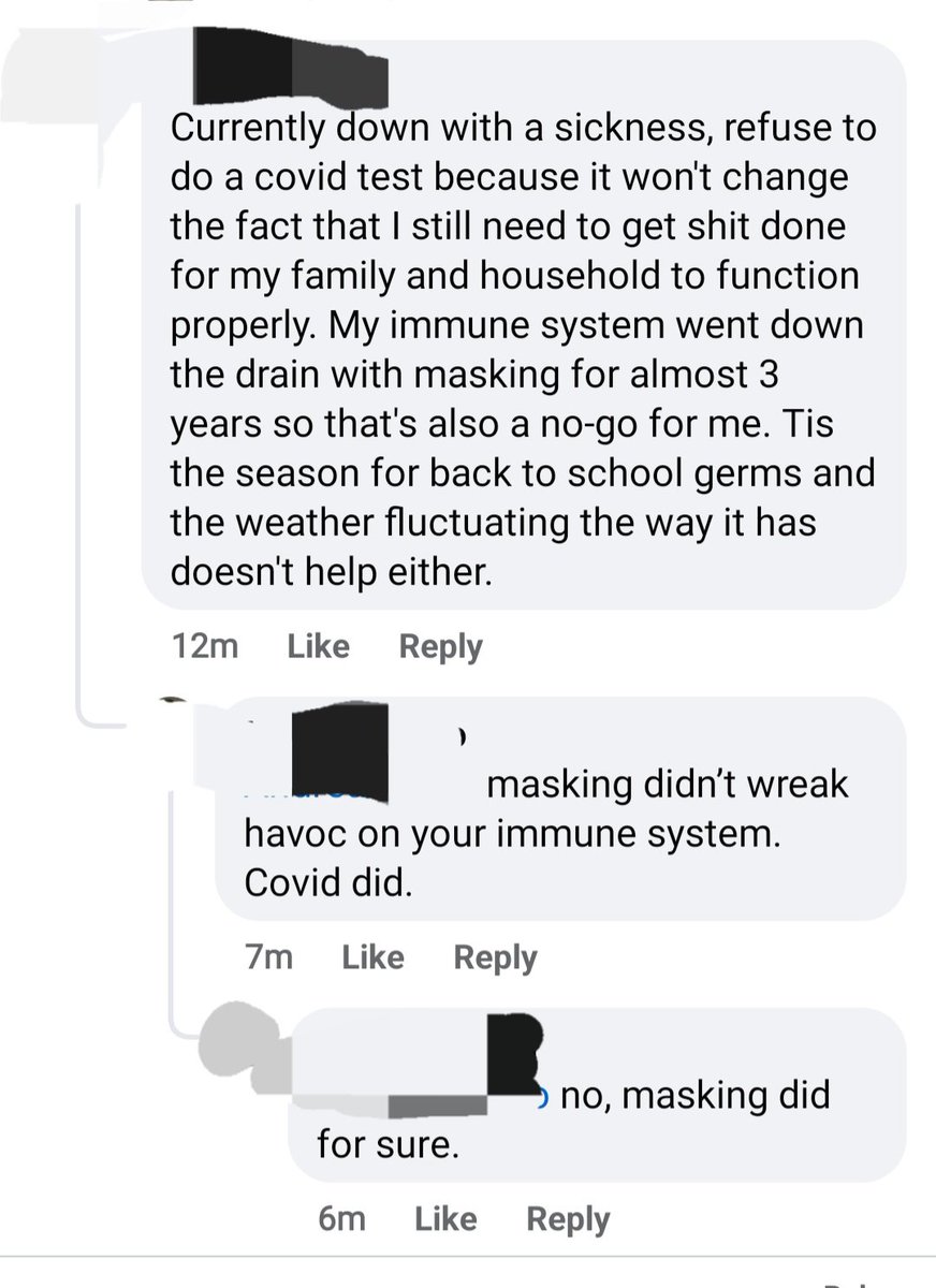 covid or not, stay the F home when you're sick!  My house was sickness free all summer, 10 days into school already got kids down and out. Also, moms groups are wild, no one wants your covid, rsv, common cold, strep throat , hand foot mouth or lice. Stay home.