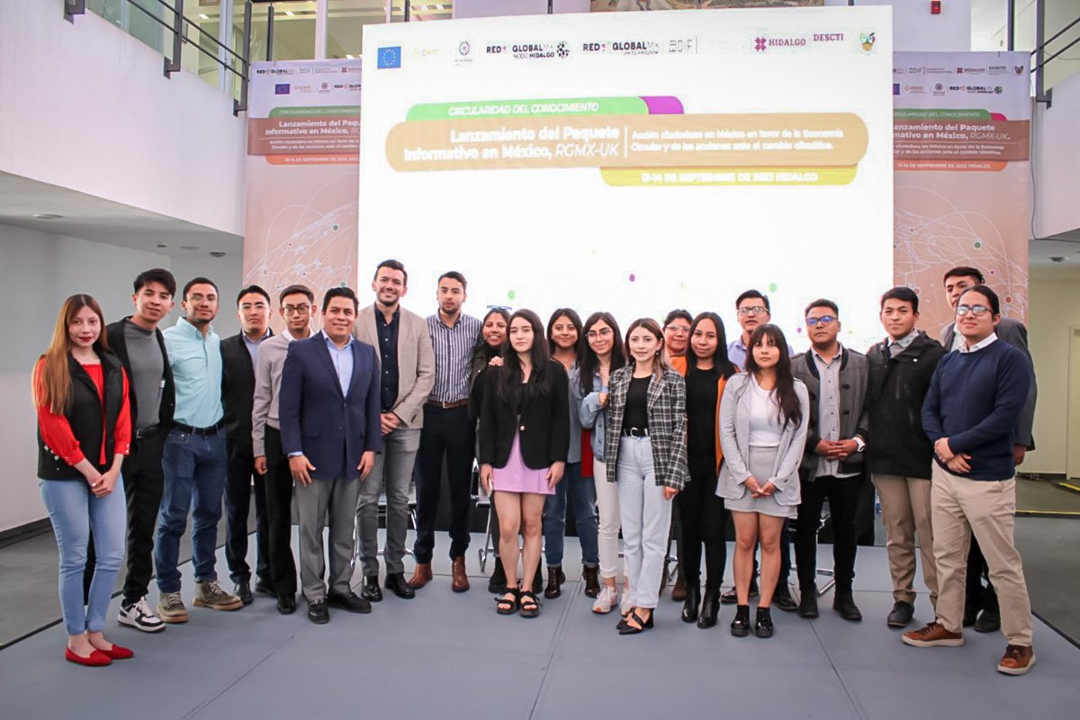 gobiernohidalgo's tweet photo. El Nodo Hidalgo del Capítulo Reino Unido de la Red Global MX presentó el "Paquete Informativo en México", que incluye un conjunto de herramientas para la acción climática ciudadana desarrolladas desde un enfoque de economía circular. https://t.co/GhHVn6lw5w