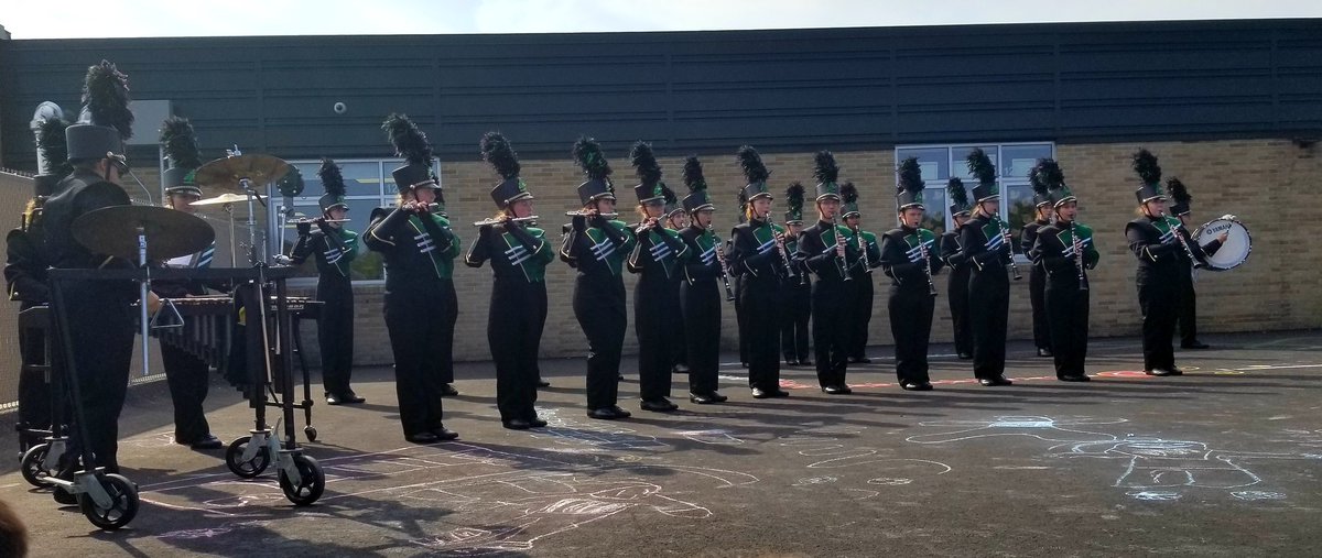 We always enjoy when the DCE Marching Band visits! #EverestPride #WestonPride