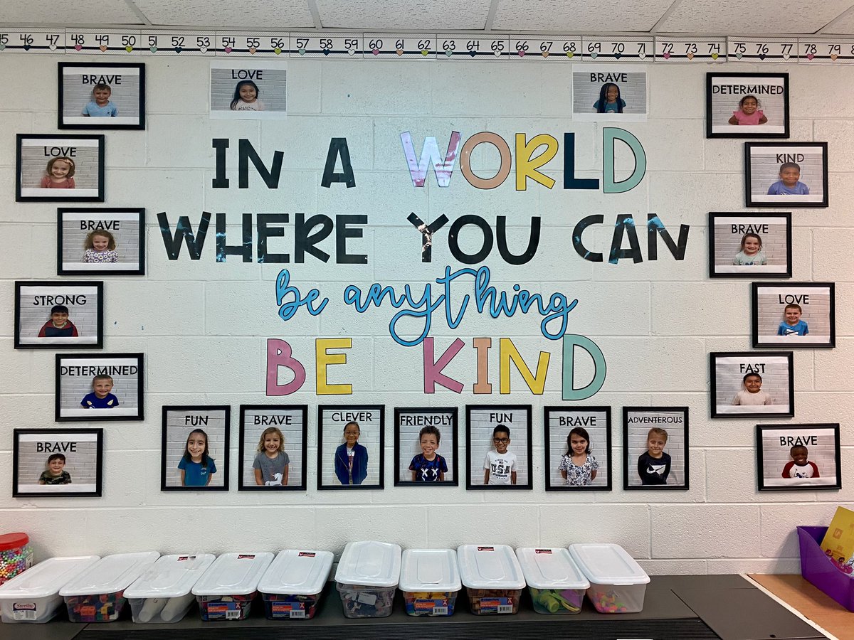 MrsGunlock_3's tweet photo. We chose our one word for 2nd grade! We discussed how their word can apply at home &amp; school. As a reminder &amp; because Taylor Swift is still on my mind, we made bracelets with their word. They LOVED this, &amp; I love seeing them wear them as a reminder of their goals for the year. https://t.co/QmhQ9qGV87