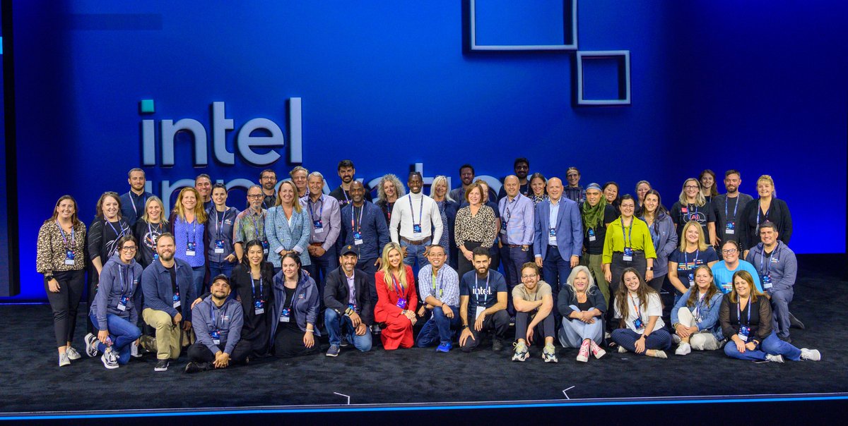 christophschel's tweet photo. We kicked off #IntelInnovation 2023 with our vision to bring #AI everywhere, &amp; we closed it out having announced an array of technologies that will help us (&amp; our customers/partners) do that.

A big THANK YOU to the #OneIntel team for pulling off this impressive event! 
#IAmIntel https://t.co/2spDUPizjD