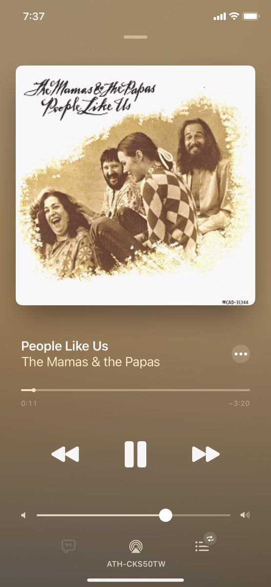 #NowPlaying
#TheMamasAndThePapas
#PeopleLikeUs